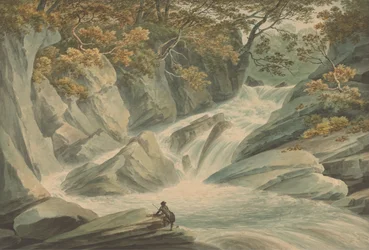 Hafod - Oberer Teil des Wasserfalls